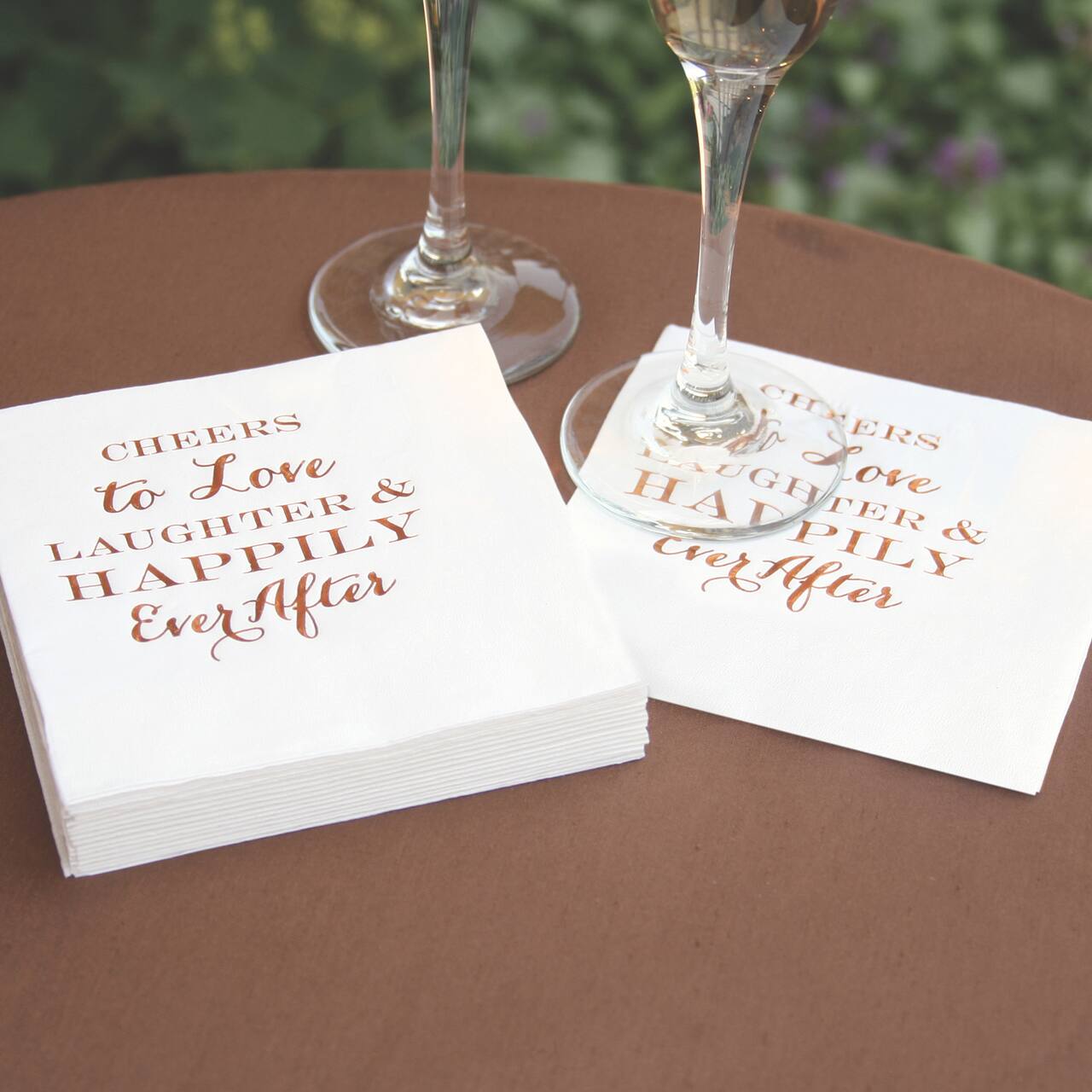 Hortense B. Hewitt Co. Cheers & Love Beverage Napkin
